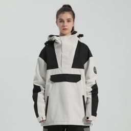 Gsou-Snow -30℃ Ski Jacket for Men and Women Hooded Sweater Reflective Trend Skiing Thickened Warmth Waterproof Ski Jacket Pant