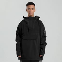 Gsou-Snow -30℃ Ski Jacket for Men and Women Hooded Sweater Reflective Trend Skiing Thickened Warmth Waterproof Ski Jacket Pant
