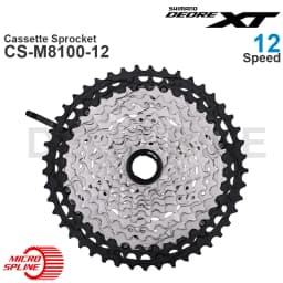 SHIMANO DEORE XT CS-M8100 Cassette Sprocket M8100 Freewheel Cogs Mountain Bike MTB 12-Speed 10-51T M8100 Cassette Sprocket