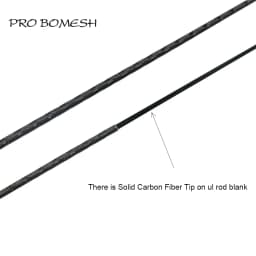Pro Bomesh 1 Set 1.68m UL L 2 Section X-ray Wrapping Carbon Fiber Travel Rod Blank DIY Rod Building Component Cane