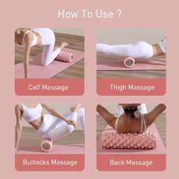 Yoga Column Foam Axis 30/45cm Gym Muscle Massage Roller Pilates Exercise For Back Waist Thighs Spine Home Fitness Equipment