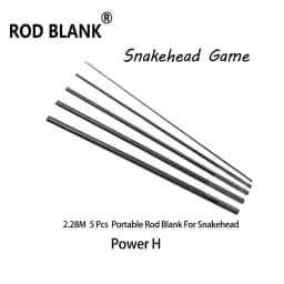 RodBlank 2.28M Travel Rod Blank Portable Snakehead Blanks Power H Fishing Rod Building Blank DIY Components Pole Repair