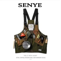 Spring Summer Mountain Workwear Vest, Men'S Outdoor Multi Pocket Functional Style Tactical Fishing Vest, American Retro Jacket