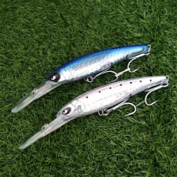 Noeby 2pcs 47g 94g Deep Diving Large Minnow Lure Artificial Wobbler Hard Bait Crankbait Sea Bass Pike Perch Fishing Tackle