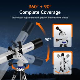 Svbony SV520 90mm Refractor Astronomy Telescope Set for Adults and Beginners Professional Observing the Moon Photography