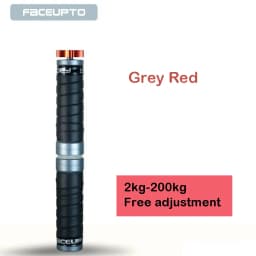2 to 200kg Free Adjustable Iron Rotate Safety Twister Bar for Arm Wrist Elbow Strength Gym Tennis Basketball Badminton Training
