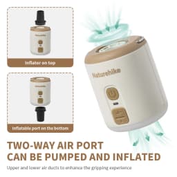 Naturehike Electric Air Pump Portable Wireless Inflator/Deflator Lighting 3 in 1 Pumps for Inflatable Cushions Air Mattress