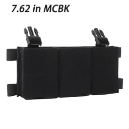 Triple Pouch 5.56/7.62 Panel Open Top Holder Airsoft Vest Plate Carrier Accessories with Hook Backing