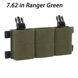 Triple Pouch 5.56/7.62 Panel Open Top Holder Airsoft Vest Plate Carrier Accessories with Hook Backing
