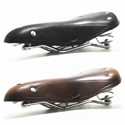 Traditional Riveting Cow Leather Saddle Bike Standard MTB Road Vintage Bicycle Cycling Classic Seat Cushion L27cm W21.5cm H10cm