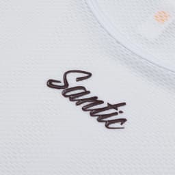 Santic Cycling Vest Lightweight Cycling Quick Drying Vest Breathable Bike Short Sleeved Sports Running Base Shirt