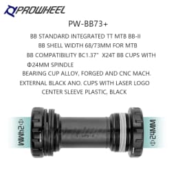 PROWHEEL Mountain Bike Triple 3X9S/3X10S/3X11S Crankset 24/32/42T 3S Hollow Integrated Sprocket MTB Crank Bike Parts