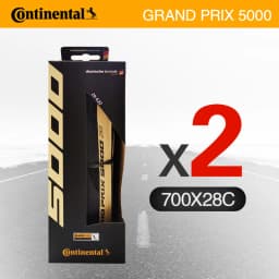 New Continental GrandPrix 5000/700X25C 28C Clincher Road Bicycle Tires Cream Skinwall Bicycle Folding Stab-Resistant Tire GP5000