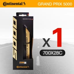 New Continental GrandPrix 5000/700X25C 28C Clincher Road Bicycle Tires Cream Skinwall Bicycle Folding Stab-Resistant Tire GP5000