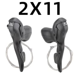 MicroNEW Road Bike Shifters 2x7 2x8 2x9 2x10 3x7 3x8 3x9 3x10 3x11 Speed Brake Lever Integrated Derailleur Bicycle Parts