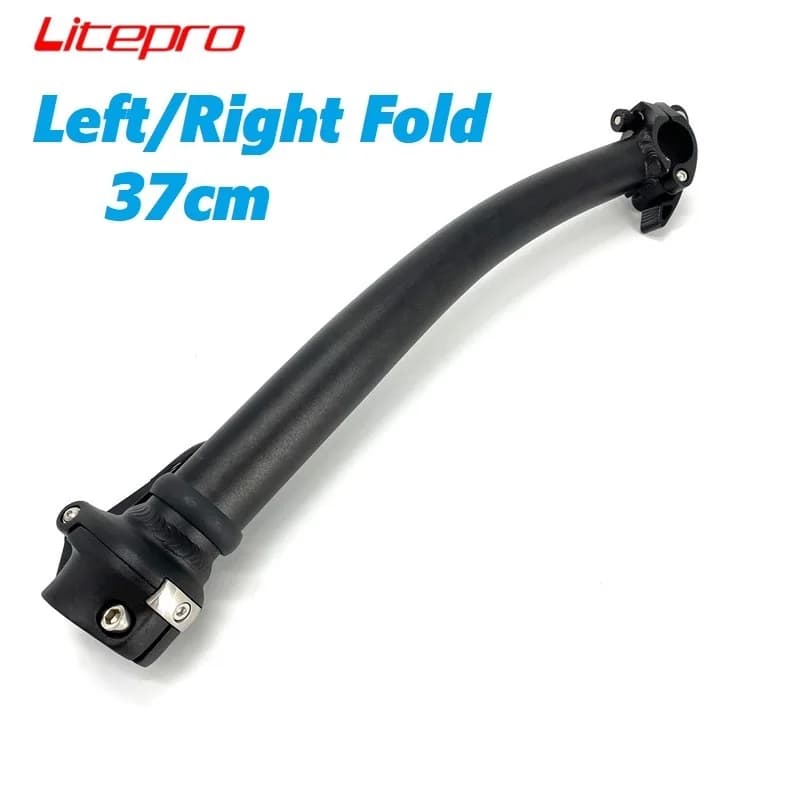 Litepro Stem 14-16 Inch Folding Bike Curved Quick Release Stem 37cm Left Right Fold Aluminum Alloy Bya412 K3 Stems