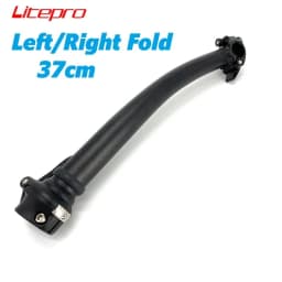Litepro Stem 14-16 Inch Folding Bike Curved Quick Release Stem 37cm Left Right Fold Aluminum Alloy Bya412 K3 Stems