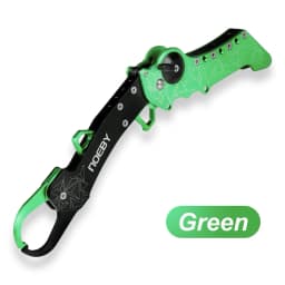 Noeby New Collapsible Fishing Grip Aluminium Alloy Fish Lip Grip Fish Hook Controller Adjustable with Connect Ring Fishing Tool