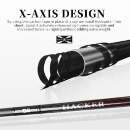 TSURINOYA Long Casting SEABASS ROD HACKER Ⅱ 732L 732ML 752M Spinning Casting Fishing Rod MF Action FUJI A Guide Fishing Tackle