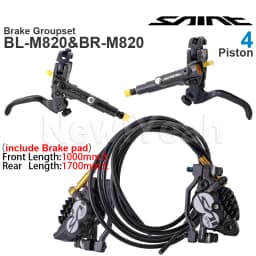 SHIMANO SAINT M820 Hydraulic Disc Brake Groupset Include BL-M820 and BR-M820 - 4-Piston Assembled Original Parts