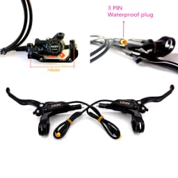 XOD E-Bike Brake Hydraulic Disc Cut Off Power Brake 2 Pin 3 Pin SM Plug Split Type DIY Electric Bicycle Brake