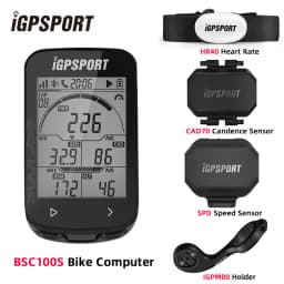 IGPSPORT Bicycle Computer BSC100S Computer BLE Bluetooth ANT Waterproof Wireless Bike Stopwatch MTB Road Cycling Bike Computer