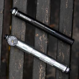 ROCKBROS 160psi Bike Pump Air Pressure Barometer Bicycle Inflator Aluminum Alloy MTB Road Motorcycle FV AV Portable Cycling Pump