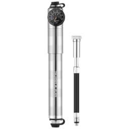 ROCKBROS 160psi Bike Pump Air Pressure Barometer Bicycle Inflator Aluminum Alloy MTB Road Motorcycle FV AV Portable Cycling Pump