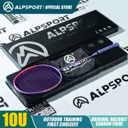 ALP GJ 10U Ultralight 52g T800 Bow And Arrow Badminton Racket Authentic Tensile Force 13kg Outdoor Sports Carbon Fiber Titanium