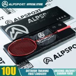 ALP GJ 10U Ultralight 52g T800 Bow And Arrow Badminton Racket Authentic Tensile Force 13kg Outdoor Sports Carbon Fiber Titanium