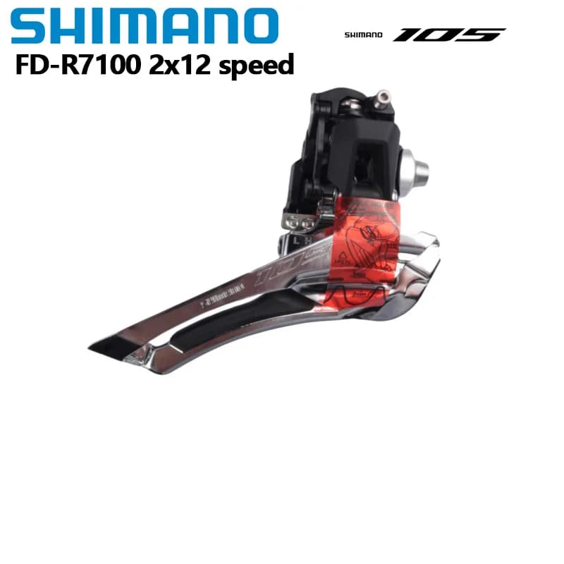 Shimano 105 R7100 Front Derailleur 2x12S Mechanical Mount FD R7100 Road Bike Bicycle Shifte Original 24S Derailleur