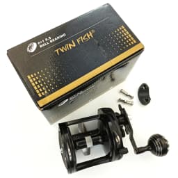 TR10000 Full Metal Heavy Trolling Reel Strong 30kg Drag Power Blue See Boat Fishing Big Drum Reel Right Hand Baitcasting Reel
