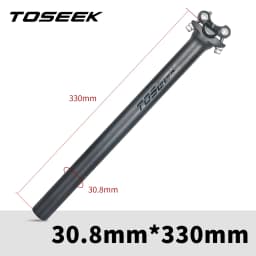 TOSEEK ZF-One Carbon Seatpost 27.2/30.8/31.6mm Matte Black MTB/Road Bike Seat Post Length 280mm Seat Tube Bicycle Parts