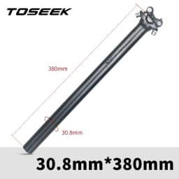 TOSEEK ZF-One Carbon Seatpost 27.2/30.8/31.6mm Matte Black MTB/Road Bike Seat Post Length 280mm Seat Tube Bicycle Parts