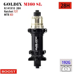 GOLDIX M160 Super Light MTB BOOST Hub 6 Bolt Center Lock Disc 28H Ratchet 72T Mountain XD Class Bike Hub for SHIMANO 11 12 Speed