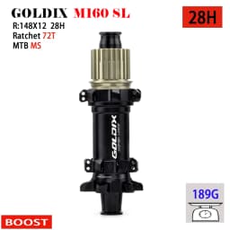GOLDIX M160 Super Light MTB BOOST Hub 6 Bolt Center Lock Disc 28H Ratchet 72T Mountain XD Class Bike Hub for SHIMANO 11 12 Speed
