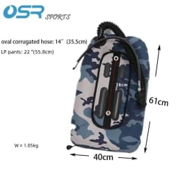 Light Weight Scuba Diving Buoyancy Compensator BCD Donut 23 Pounds Wing Only for Backmount Inflator Device for Divers