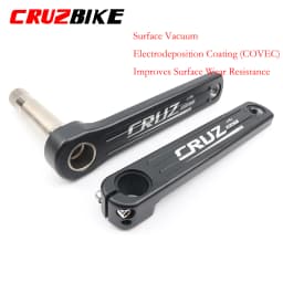 CRUZbike Road Bike Crankset 155/160/165/170/172.5/175mm Crank 9/10/11/12 Speed Double Chainring with Bottom Bracket