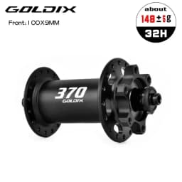 GOLDIX GDX370 32H Bicycle Hub Sealed Bearing 6-bolt Disc Brake J-Bend 32 Holes Ratchet 36T BOOST MTB Hub for Shimano SRAM