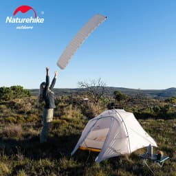 Naturehike Fish Bone Inflatable Mat Ultralight Auto-inflating Spongee Air Mattress Portable Outdoor Camping Tent Damp Proof Mat