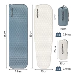 Naturehike Fish Bone Inflatable Mat Ultralight Auto-inflating Spongee Air Mattress Portable Outdoor Camping Tent Damp Proof Mat