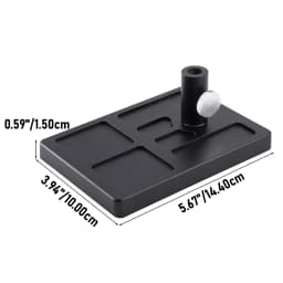 360 Degree Rotary Fly Tying Vise Stainless Steel Aluminum C-Clamp Mount 40Cr Hard Jaws Fishing Flies Tying Tool Material