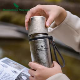 Boundless Voyage Titanium Vacuum Cup Insulated Water Bottle Sports Water Bottle Large Capacity 510ml Ti3011D