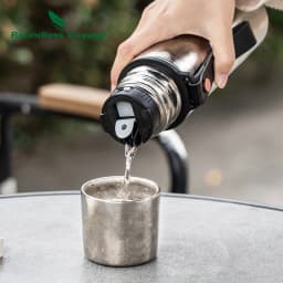 Boundless Voyage Titanium Vacuum Cup Insulated Water Bottle Sports Water Bottle Large Capacity 510ml Ti3011D