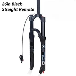 BOLANY MTB Bike Fork Dual Air Damping MTB Suspension Straight Tube 26 27.5 29 Inch Magnesium Alloy Quick Release 100mm