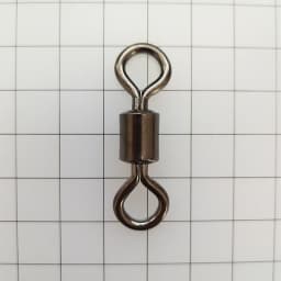 2000pcs Copper Fishing Swivel Bearing Rolling Swivel Connector Black White Lure Link Fishing Tackle Supplies Accessories Pesca