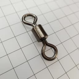 2000pcs Copper Fishing Swivel Bearing Rolling Swivel Connector Black White Lure Link Fishing Tackle Supplies Accessories Pesca