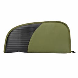 Tourbon Gun Accessories Handgun Case Bag Pistol Carrier Pouch Zippered Green Nylon Thick Padded Protection Holster