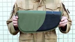 Tourbon Gun Accessories Handgun Case Bag Pistol Carrier Pouch Zippered Green Nylon Thick Padded Protection Holster