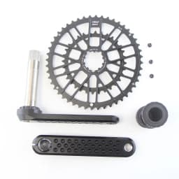 CRUZbike Road Bike Crank Crankset 155/160/165/170/ Crank 9/10/11/12 Speed Double Chainring 46-30/48-32T with Bottom Bracket